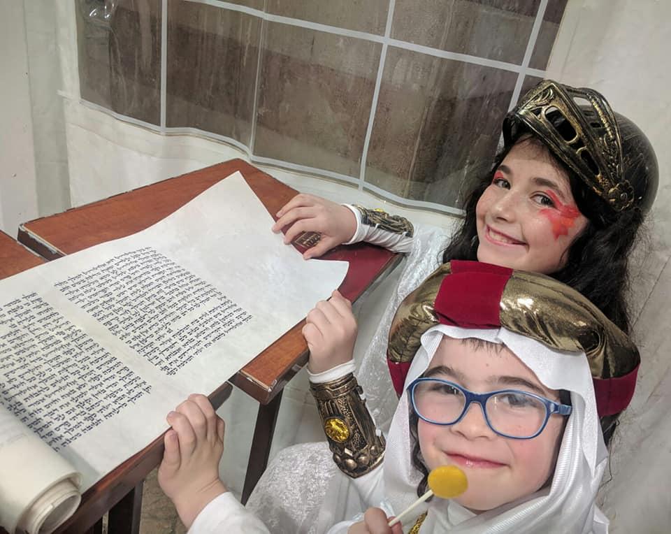 Purim celebrated in Jewish Community of Hebron