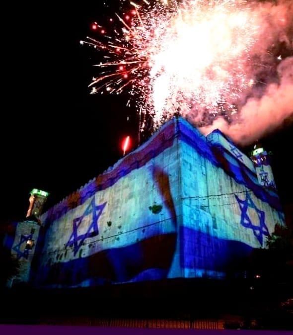 Hebron Celebrates Independence Day with Air Force Flyover